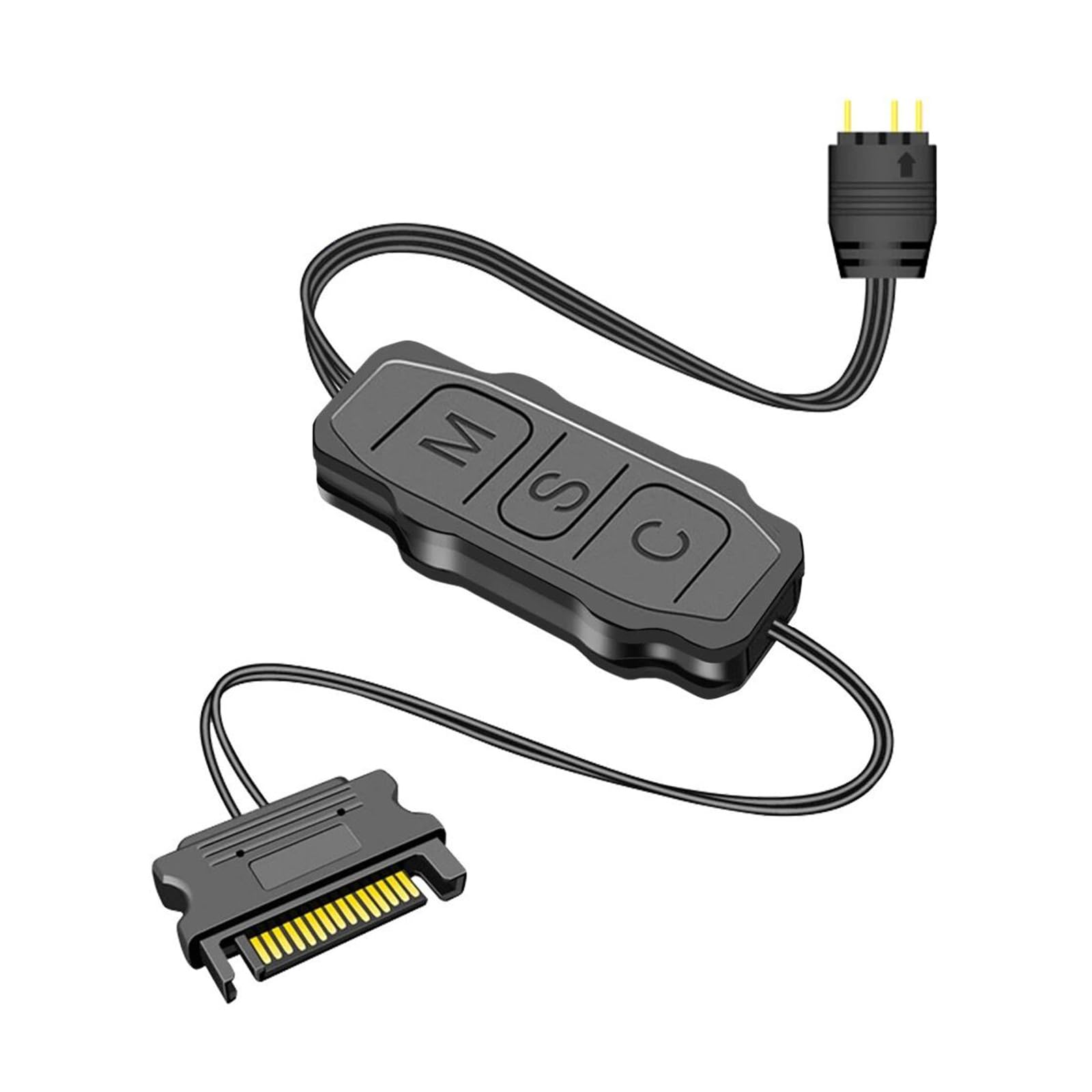 LiRRvb ARGB Controllers Cable 5V 3Pin RGB Light Strips Cable for Motherboards LED Lighting Computer Synchronization