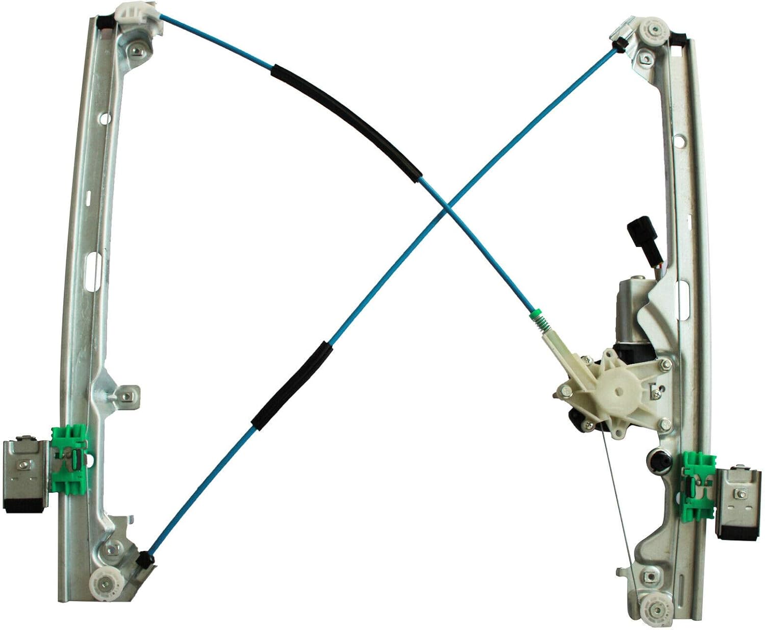 LOSTAR Front Left Driver Side Window Regulator for Ch-e-v-y Silverado GMC with Motor