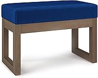 Vista 28 de SIMPLIHOME Milltown - Reposapiés rectangular (26.0 in de ancho) contemporáneo