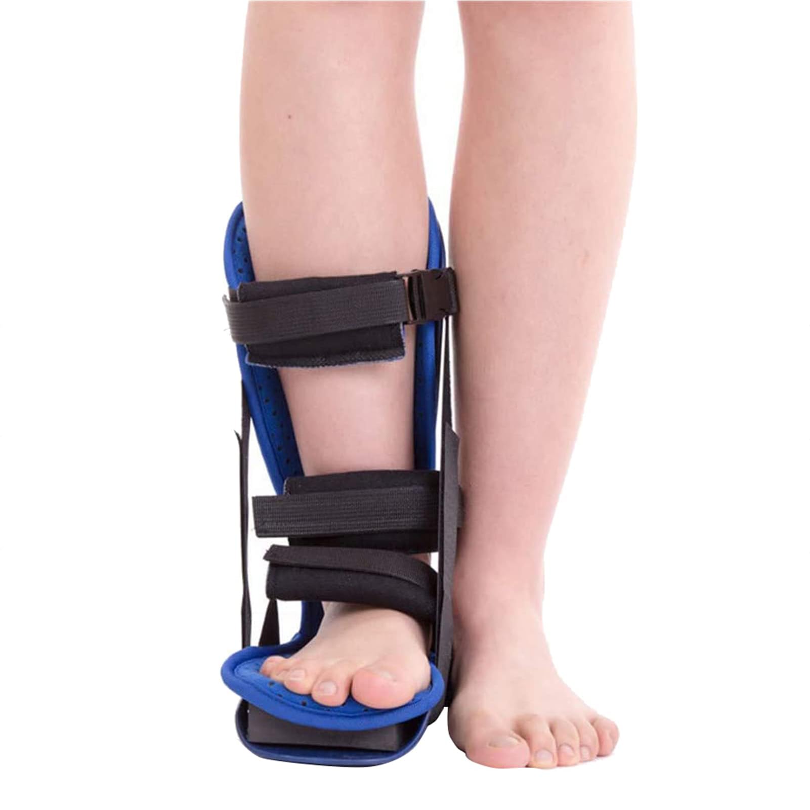 Férula nocturna para fascitis plantar, soporte suave para piernas, inmovilizador ortopédico para dormir, bota elástica para espolones de talón, dolor de pies, inflamación de Aquiles para