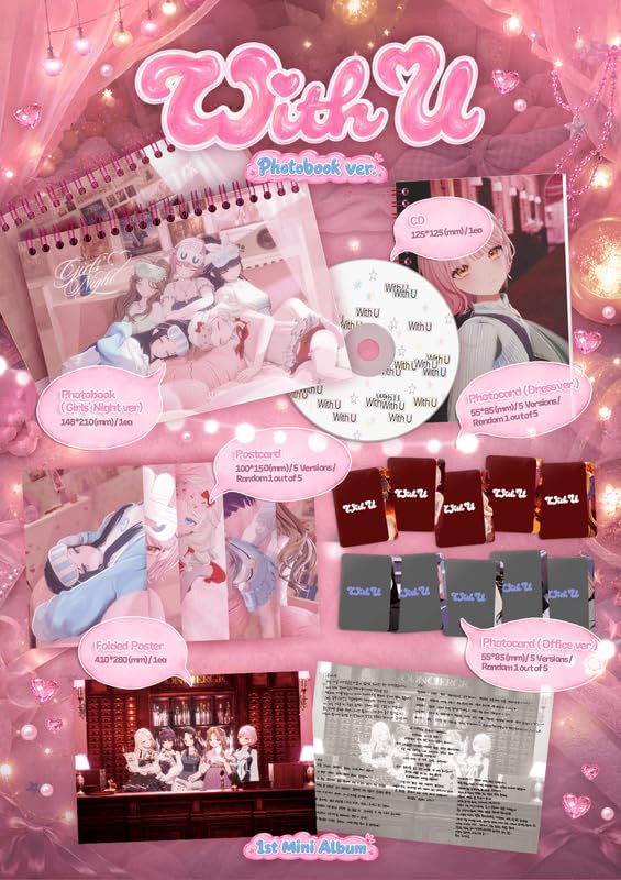MW:MEU With U Album [2 Photobook ver. Full Album Set]+Pre Order Benefits+BolsVos Exclusive Idol-Inspired Digital Merches
