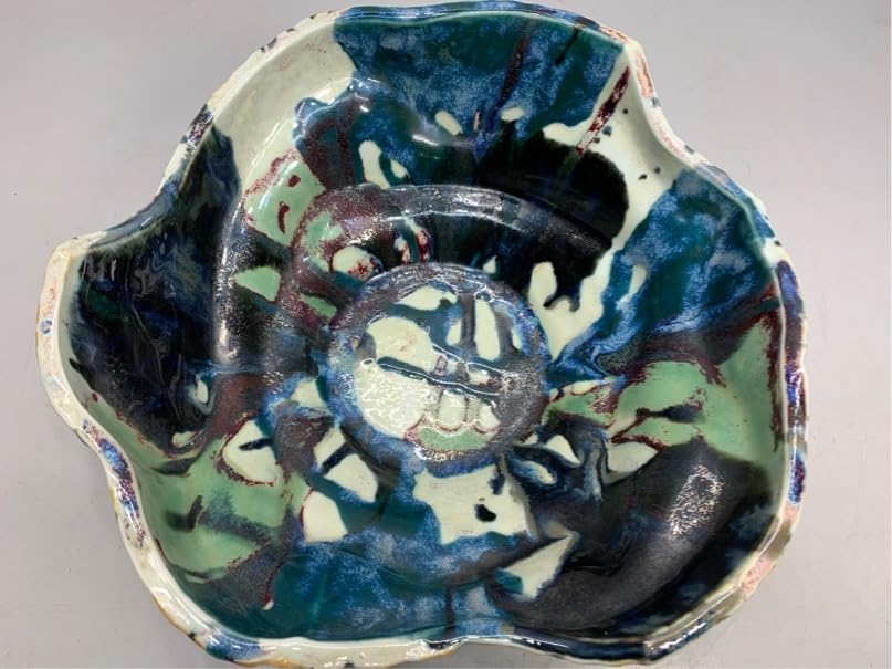 Amazon.co.jp: 有田焼 フラワーベース 火風 水盤 生花 花瓶 焼き物