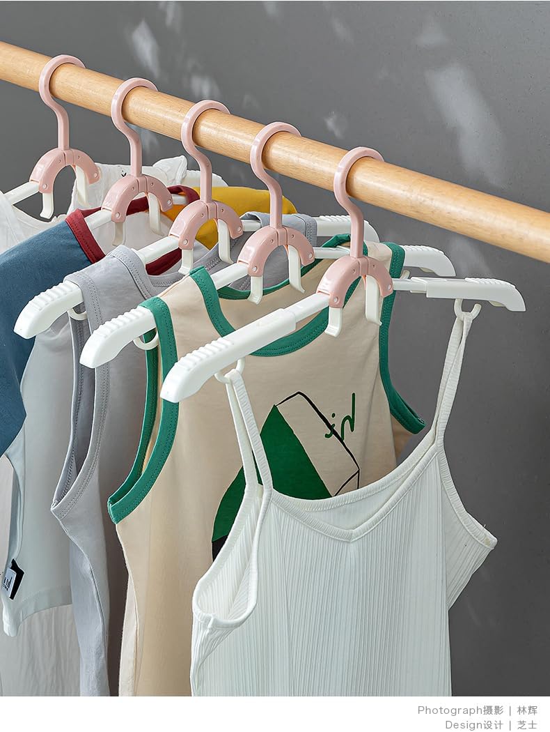 5 Pcs Travel Hangers Cruise Ship Essentials Accessories Portable Folding Clothes Hanger Foldable Drying Rack