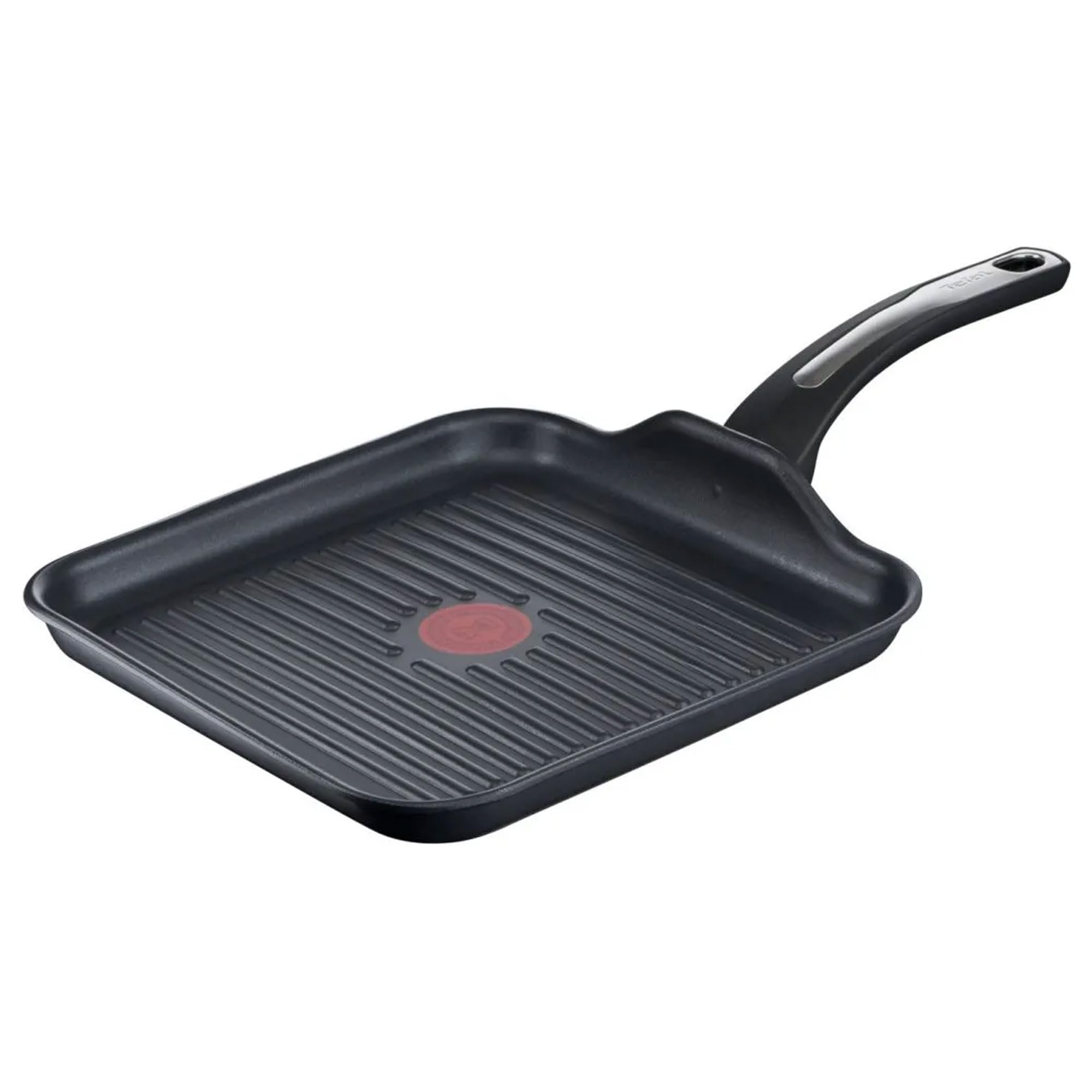Tefal Selection - Sartén grill (26 x 26 cm, revestimiento antiadherente de titanio, indicador de temperatura Thermo-Spot, inducción avanzada, para todo tipo de fuegos, incluida inducción)-image