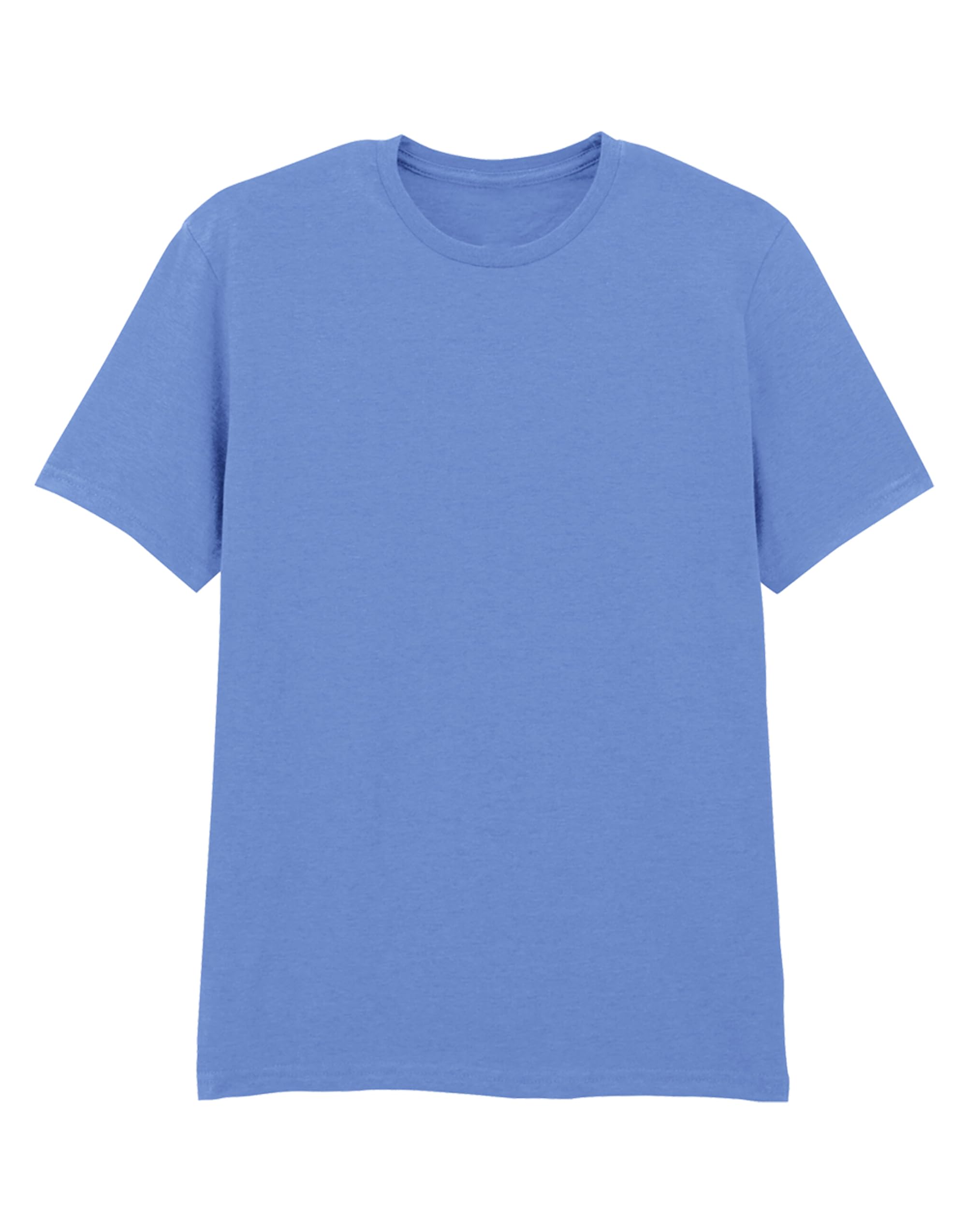 Coozo Men's Carolina Blue Softstyle Short Sleeve T-Shirt For - 3XL