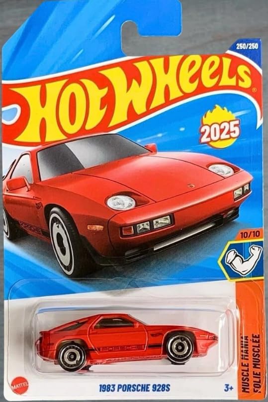 Amazon.com: Hot Wheels 1983 Porsche 928S [Red], Muscle Mania 10/10