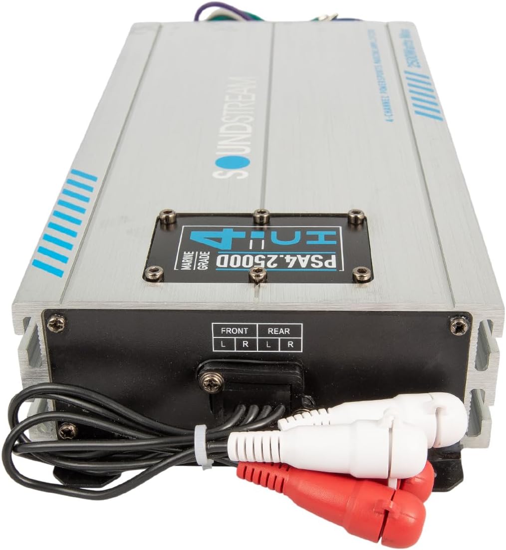 Soundstream PSA4.2500D amplifier front RCA inputs