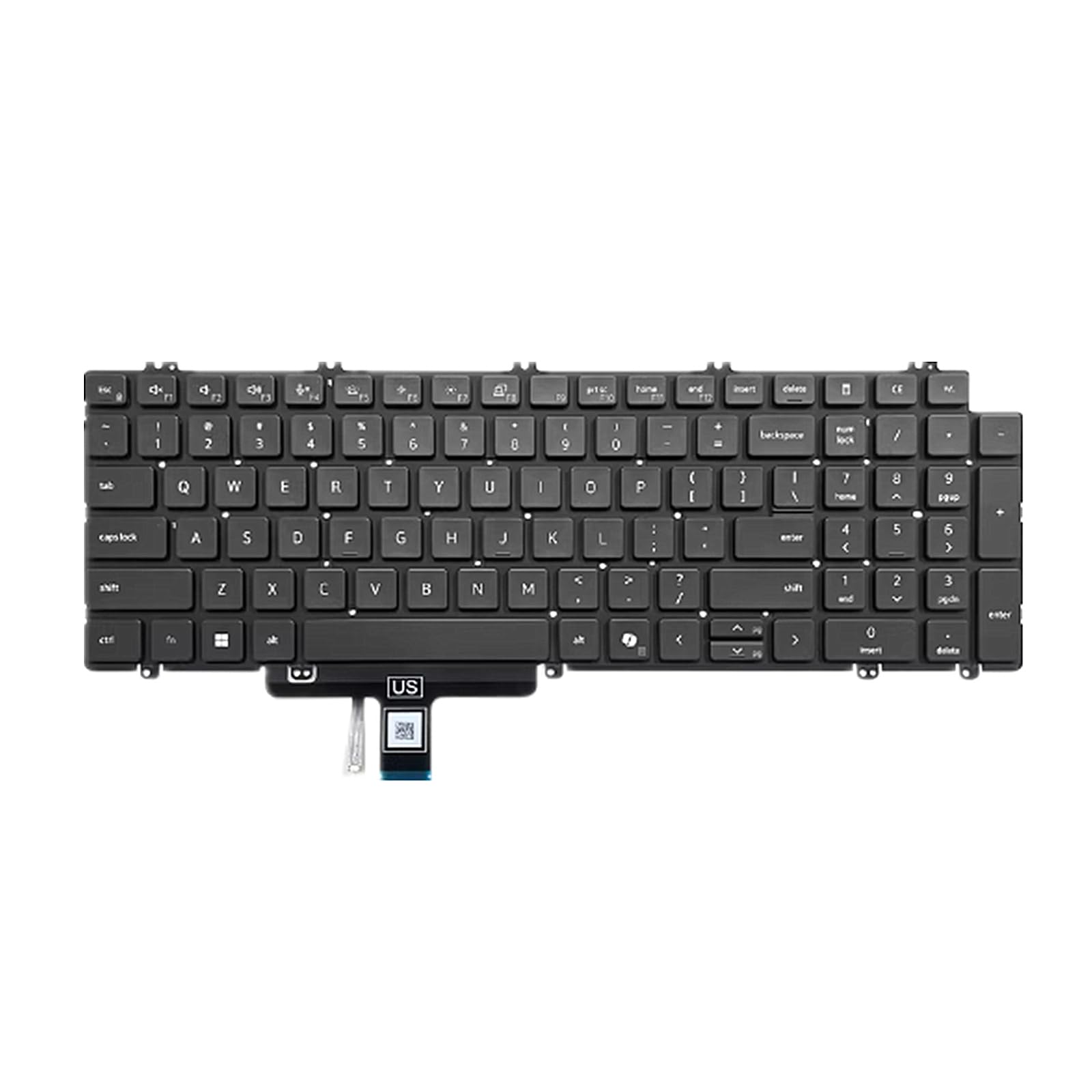 Teclado premium para DELL Precision 17 7780 textura mate original US 2