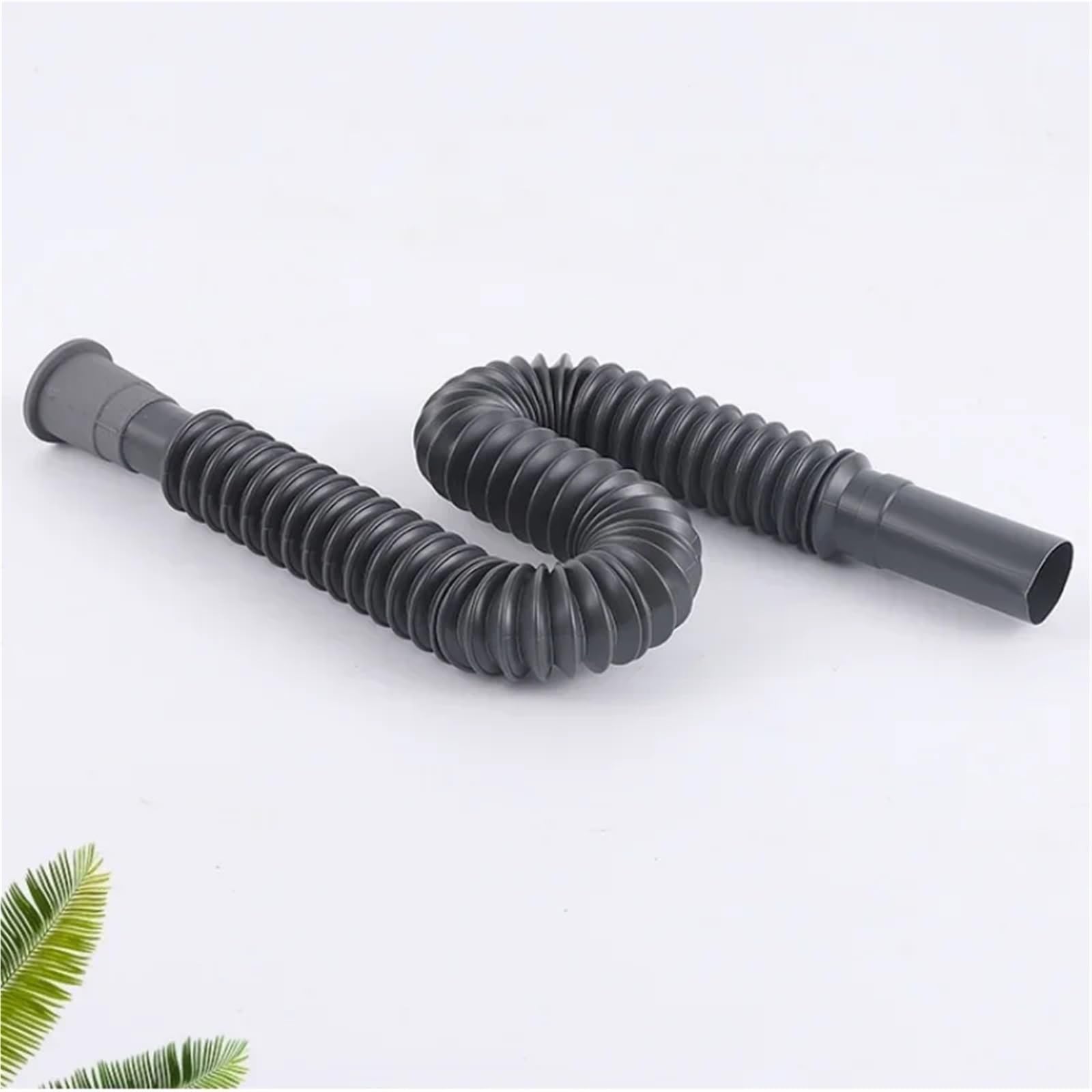 Manguera extendida de 3 piezas, enchufable y uso frecuente, engrosada, anticorrosión desodorante, for desagüe lavabo baño, tubo plástico corrugado