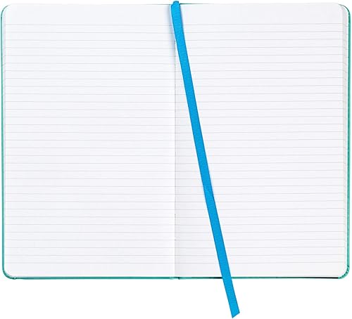 Miniatura 2 de C.R. Gibson - Cuaderno de diario de cuero sintético con texto en inglés "Wake Up Work Hard", color turquesa, Despertar trabajo duro