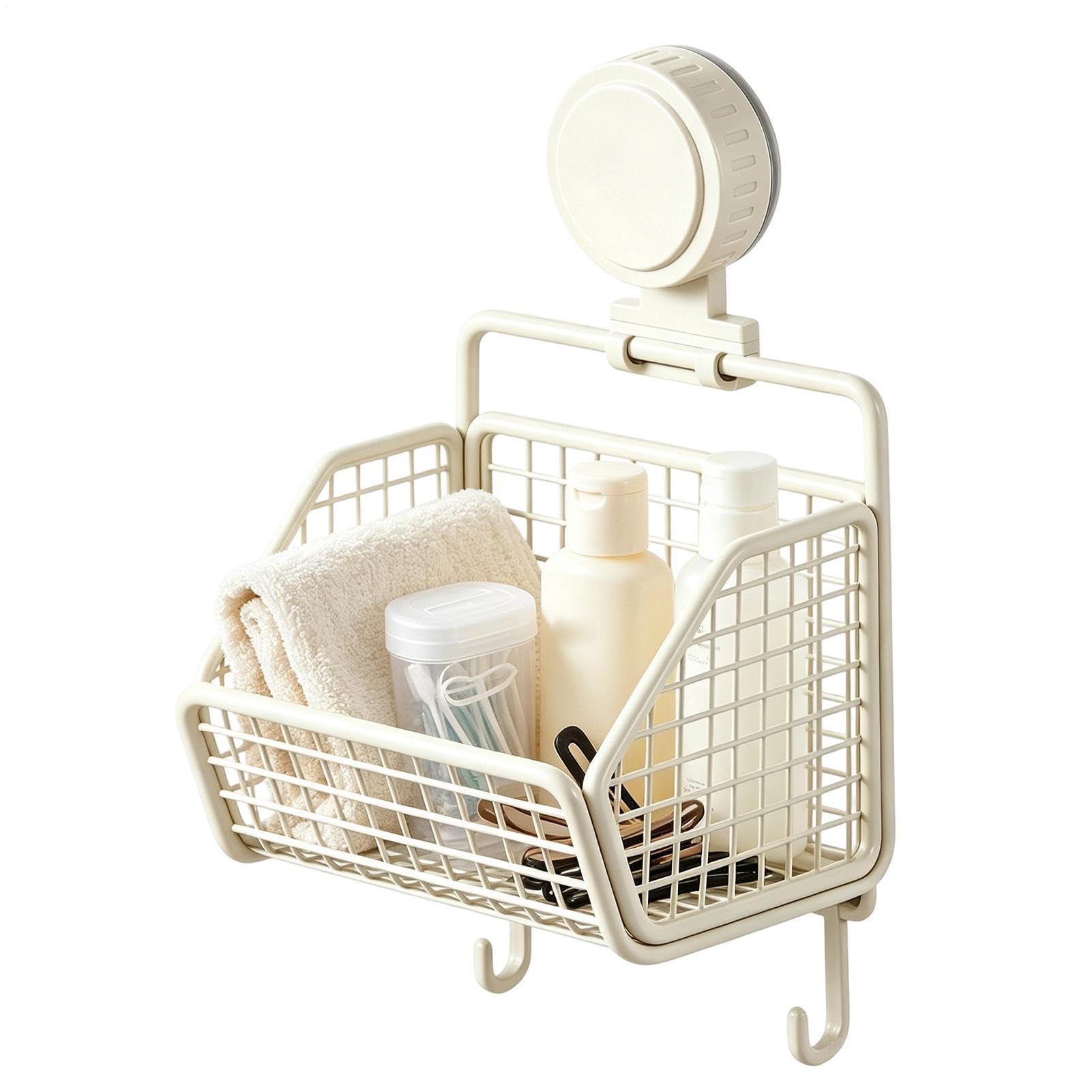 Cesta de pared metálica para organizar aperitivos en el salón y dormitorio