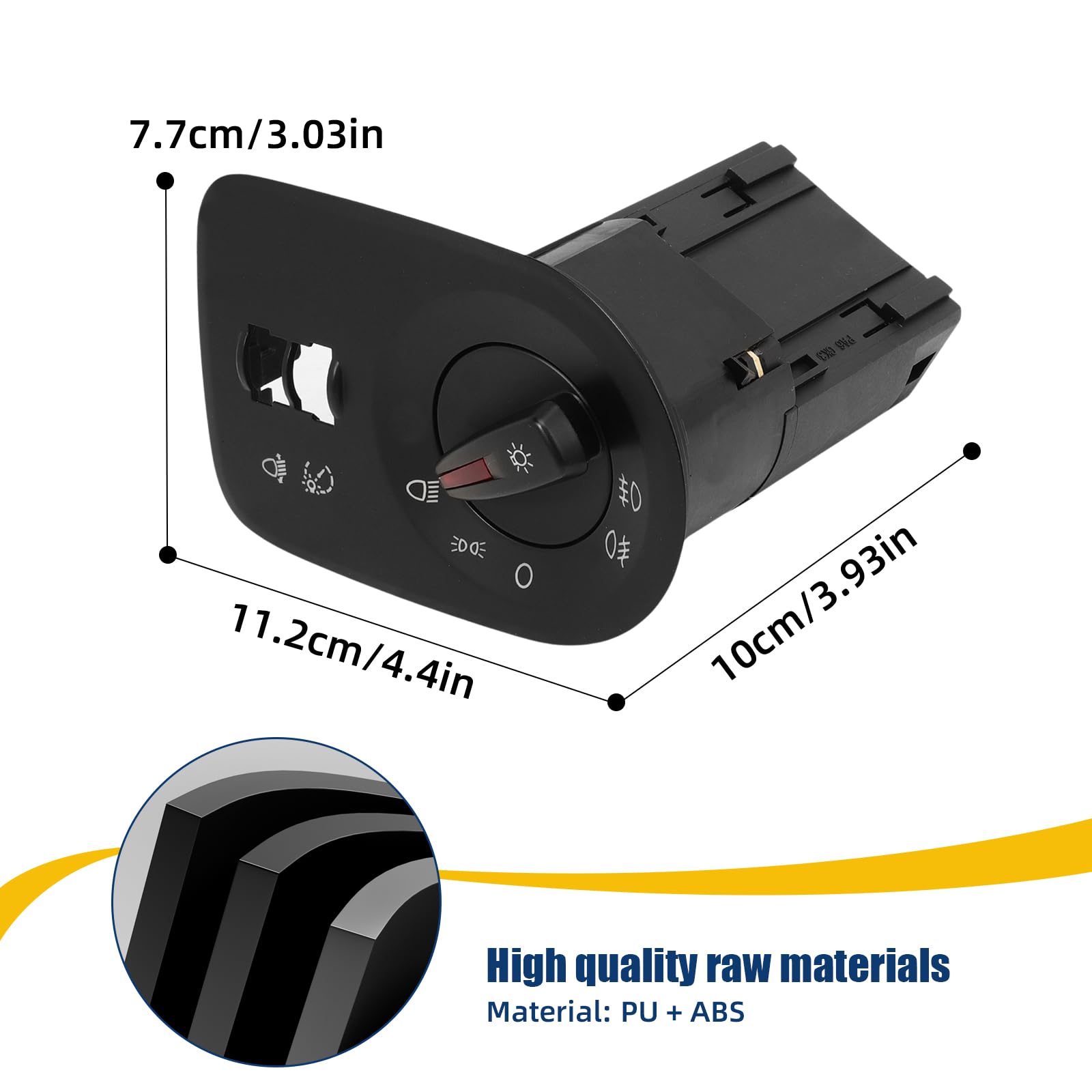 Seat Ibiza 4 6J Fendinebbia Interruttore Illuminazione 6J1941531J 6J1941531AL 2008-2015