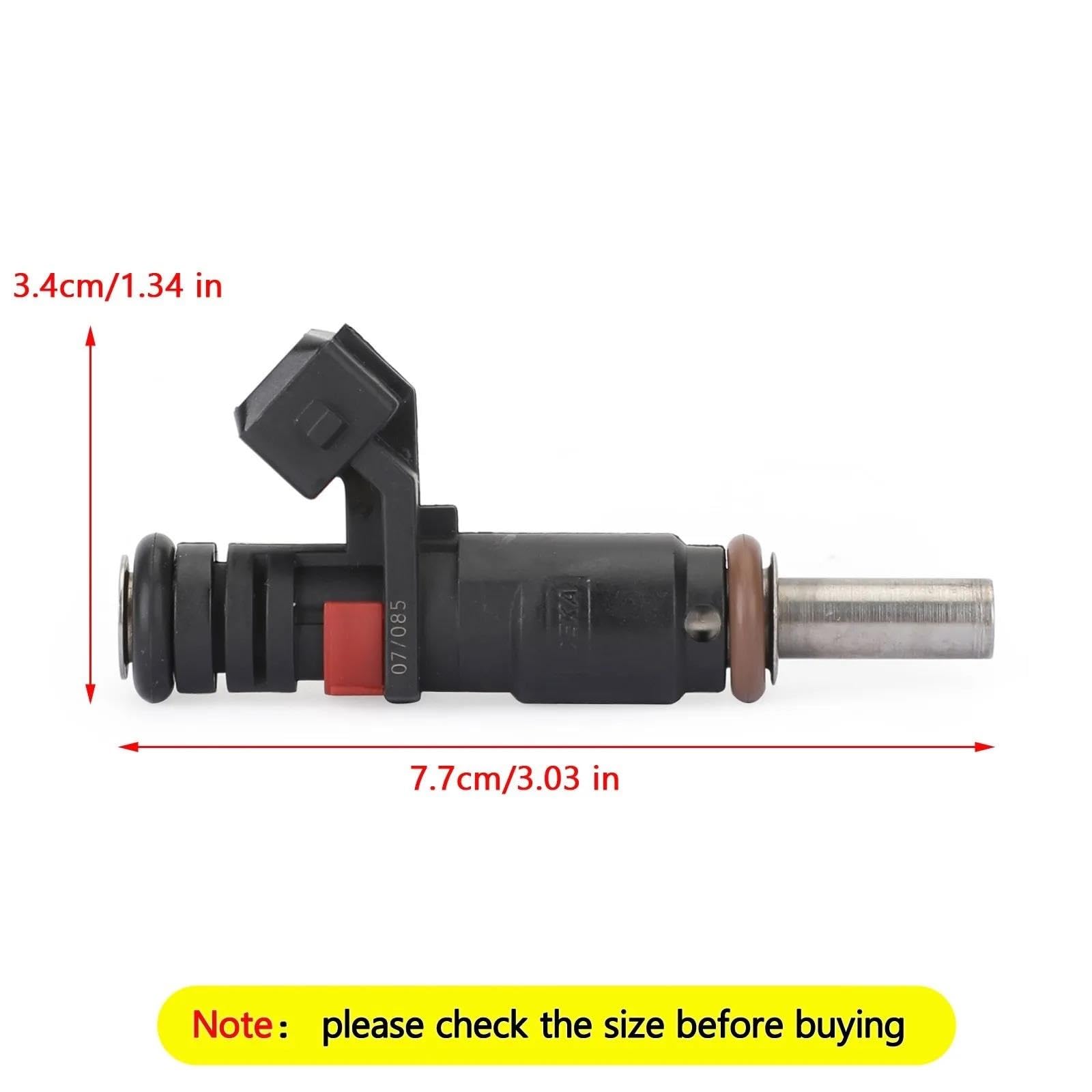 YUUEI Parti del Motore 4 Pezzi Iniettori Carburante 7561277 13537561277 per BMW N45 N46N E93 320I 2.0L Ugello Pompa Iniettore Carburante Accessori Auto