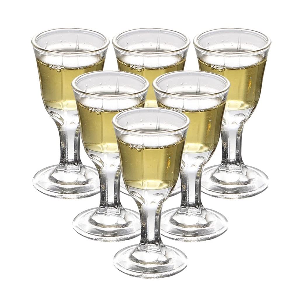 Vasos de chupito de cristal modernos para licores y destilados