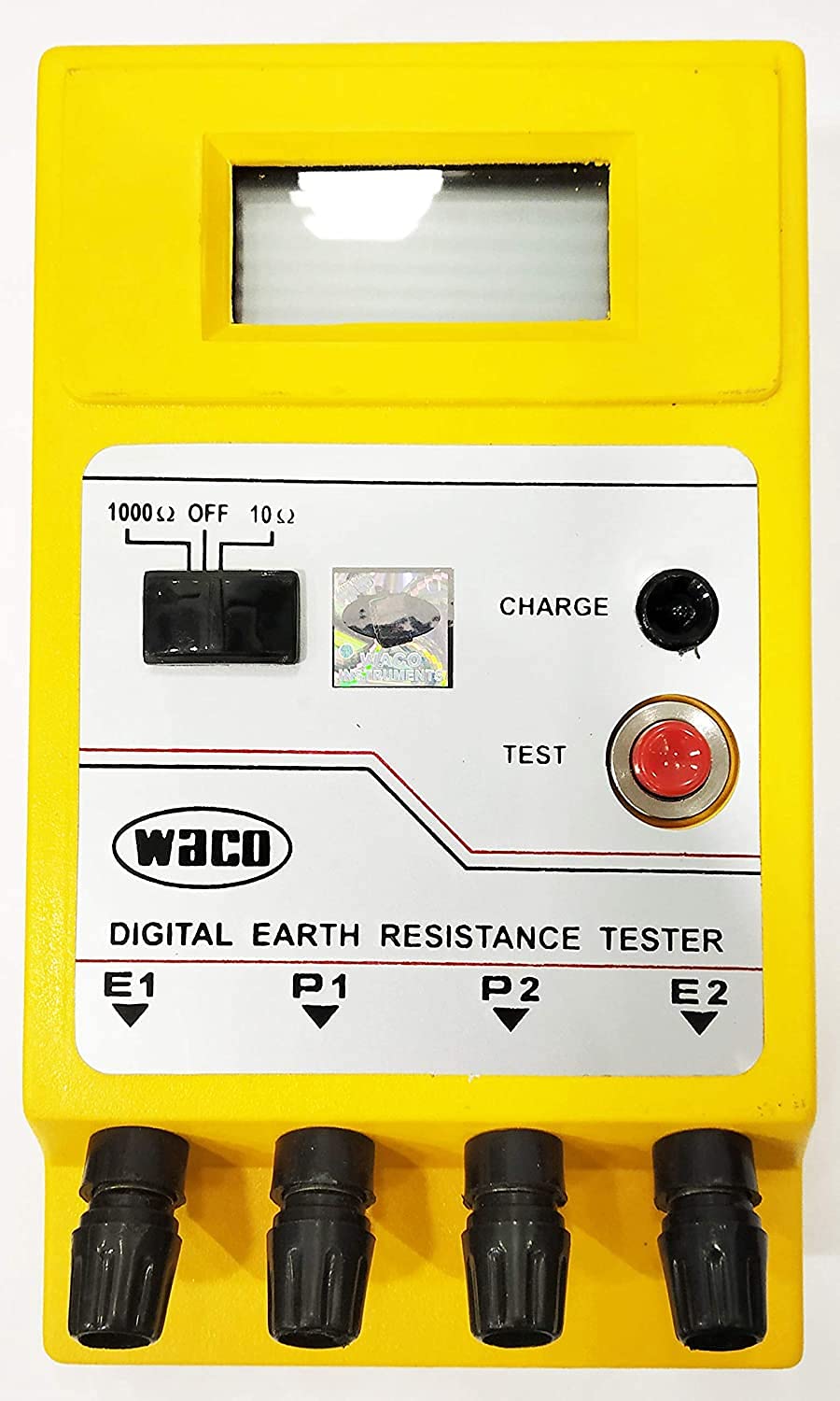WACO® DIGITAL EARTH RESISTANCE TESTER (0-10-1000 OHMS) WITH CALIBRATION CERTIFICATE-picture-11