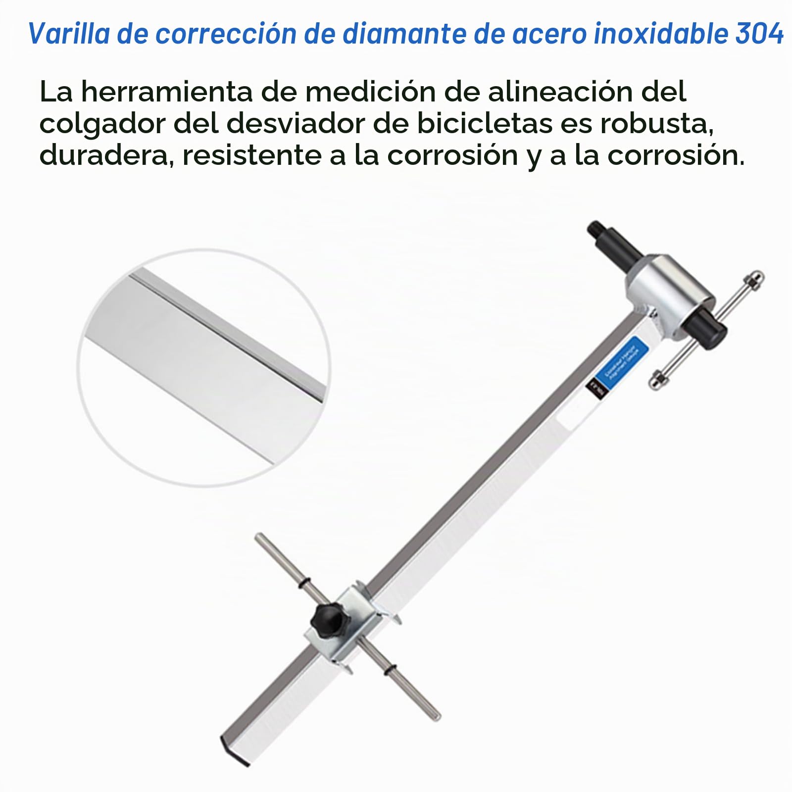 Herramienta de alineación del Gancho de la Cola de la Bicicleta, Indicador de Alineación de Suspensión de Cambio para Bicicleta de Montaña