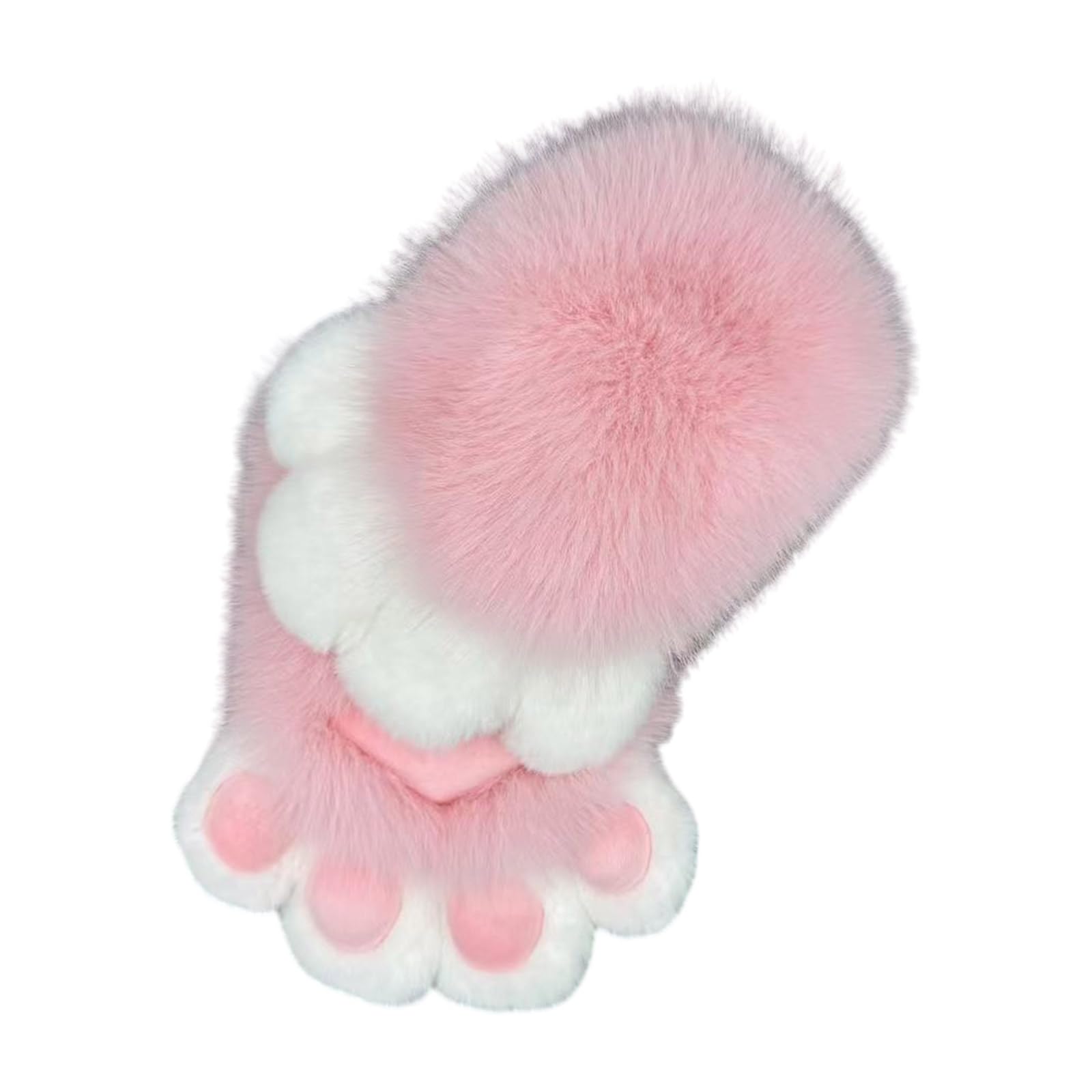 Faux Furs Cats Claw Gloves Therians Paws Plush Fursuit Paw Halloween Cosplay Costume Animal Foxes Paws Mitten Gift Halloween Cosplay Costume Accessories