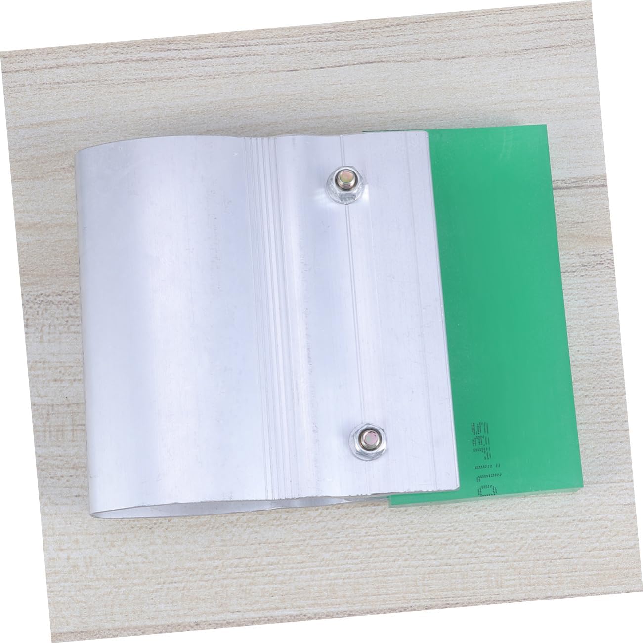 KALLORY Wear Resistant Rubber Squeegee with Aluminum Handle for Silk Screen Printing Durable DIY Rubber Scraper Tool for Textile and Graphic Applications Molded High Pressure Random Color
