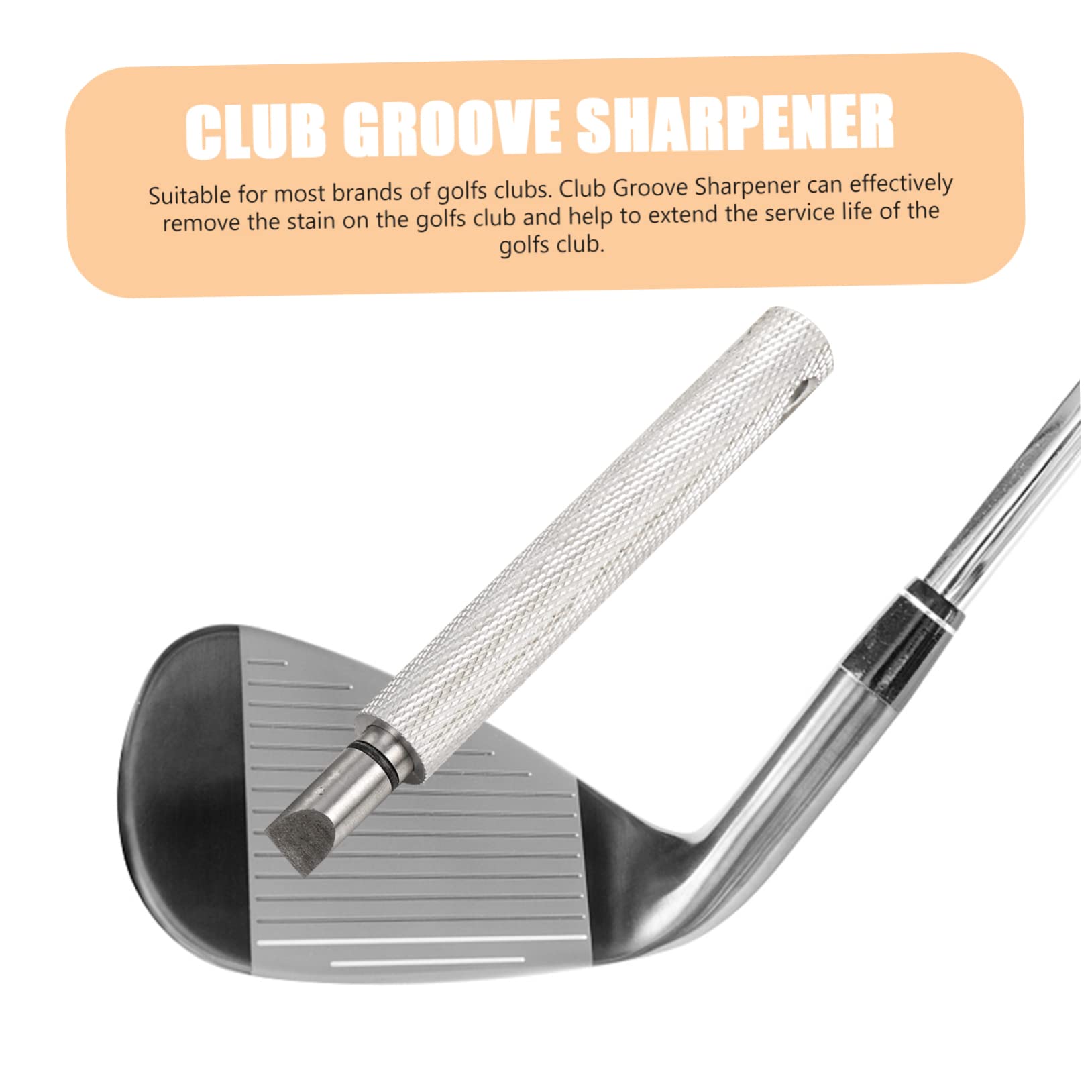 Mipcase Coltello per la Pulizia del Golf temperamatite da Golf pulitore del Club Pulitore tacche Golf Pulitore tacche Club Golf affilacoltelli Utensili detergente per Mazze da Golf Black