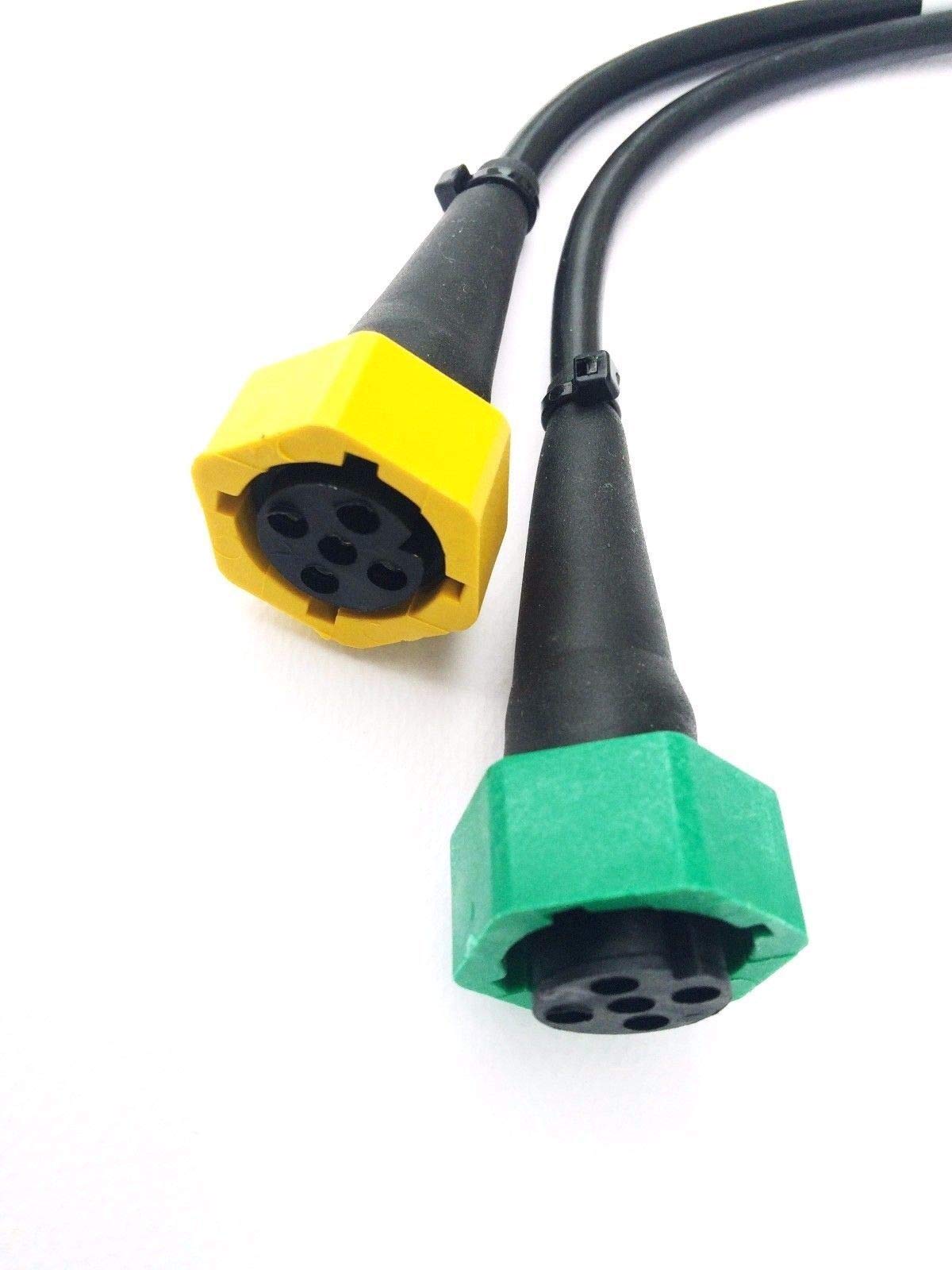 2 luces traseras 12/24 V para camiones y coches, con bombillas de bayoneta de 9 m, 13 polos, arnés de cables