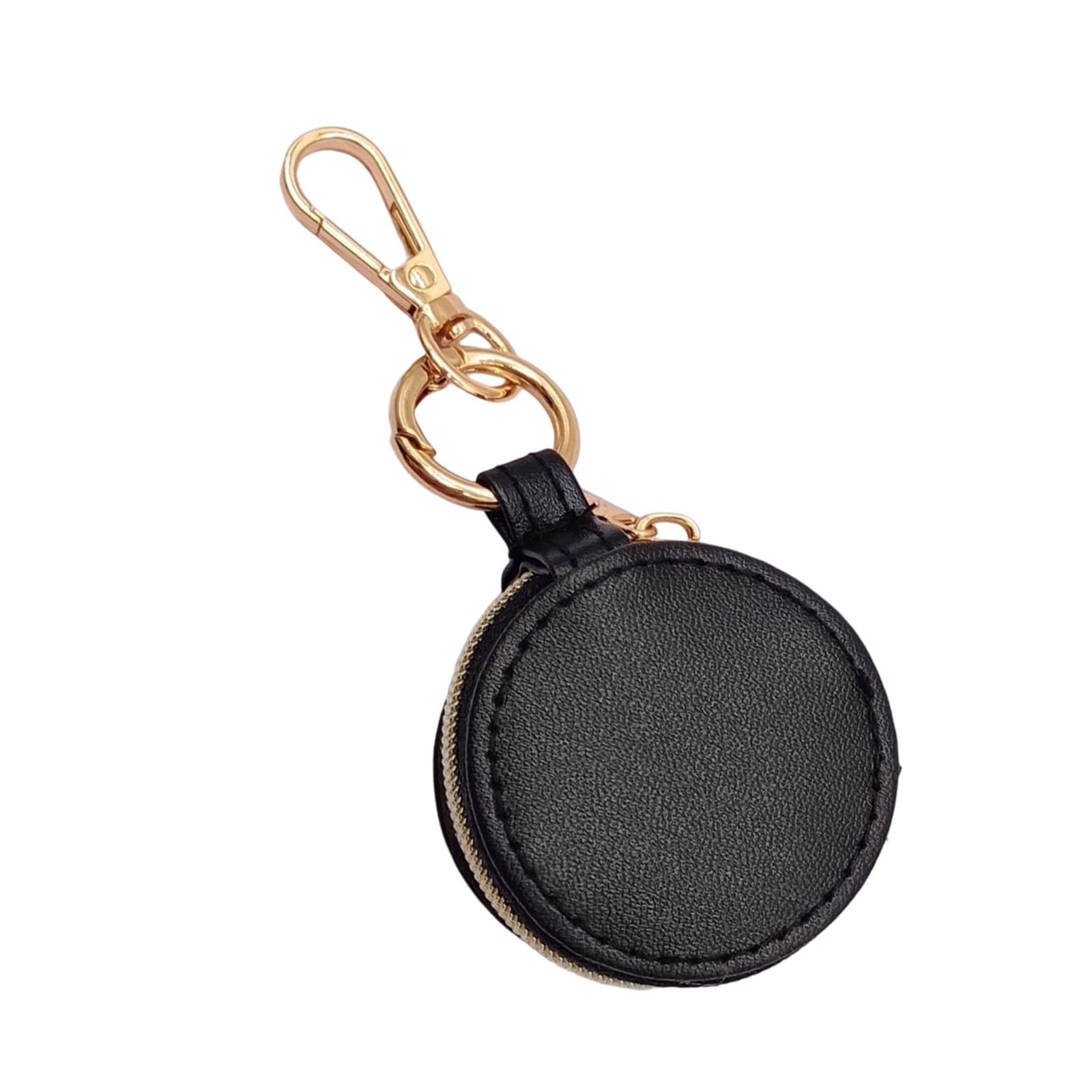 alloneslife Portable Jewelry Organizers Keychain for Rings and Earrings with Sturdy PU Leather Construction Jewelry Display Box PU Leather Rings Holder