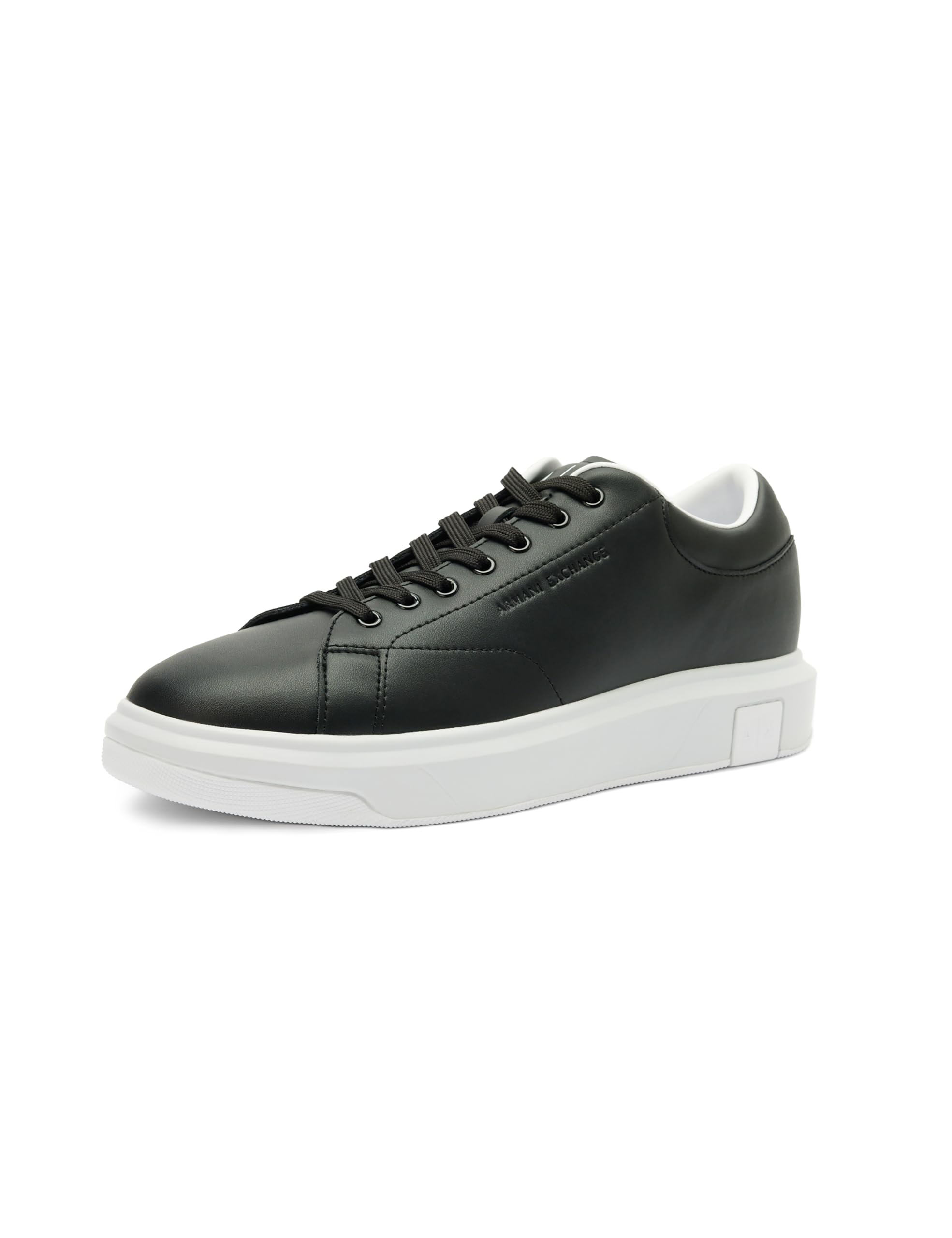 Armani Exchange Venice Con Logo Ricamato Sulla Suola Della Piattaforma, Scarpe Da Ginnastica Uomo, Nero, 44 Eu-image