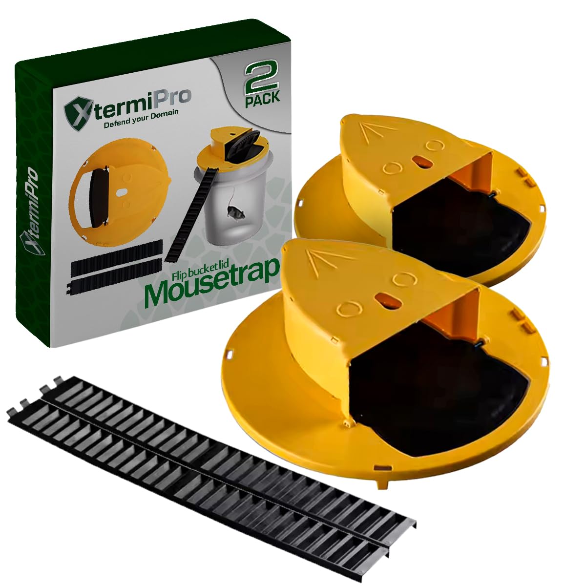 Mouse Trap Flip N Slide Bucket Lid Mouse Rat Trap With Ladder Mousetrap Catcher