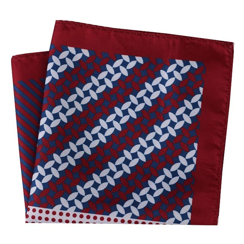 Mouchoir de poche haut de gamme serviette carrée pour costume de gentleman - 5