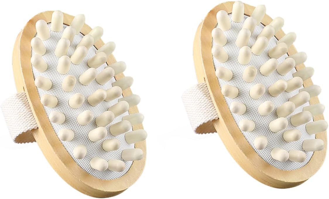 2Pcs Air Bag Massage Bath Brushes Durable Back Scrubber for Exfoliating Relaxation Ergonomic Strap for Care Tool