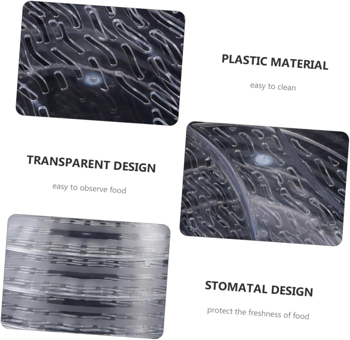 VICASKY Multi-layer Folding Food Cover Set 5pcs (3 Low + 1 High + 1 Lid) Practical Insulation Preservation Mesh Cover for Home Kitchen Food Freshness and Dust Protection