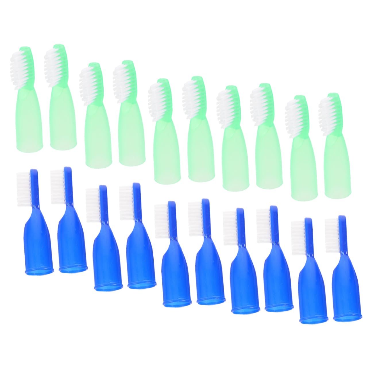 Didiseaon 100pezzi Mini Spazzolini Per Detenuti Spazzole Piccole Per Prigione Design Anti-self-harm Per Strutture e Psichiatrici