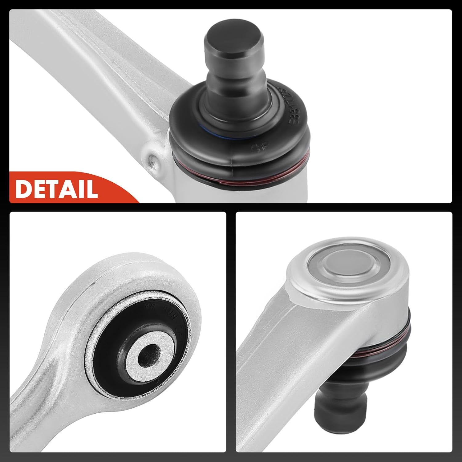 A-Premium Front Right Rearward Upper Control Arm, with Ball Joint & Bushing, Compatible with Audi A8 Quattro 2011-2016, S8 2013-2016
