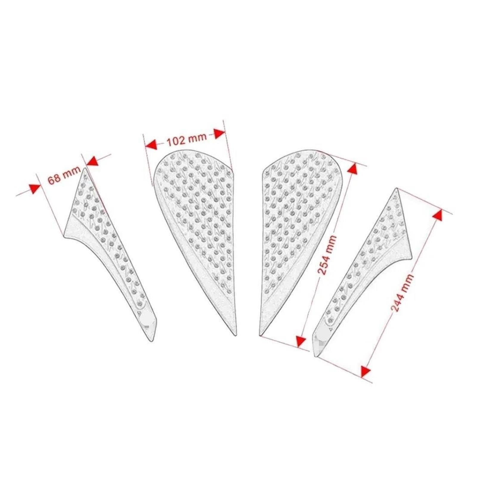 Pegatina Depósito para Z800 2012-2016