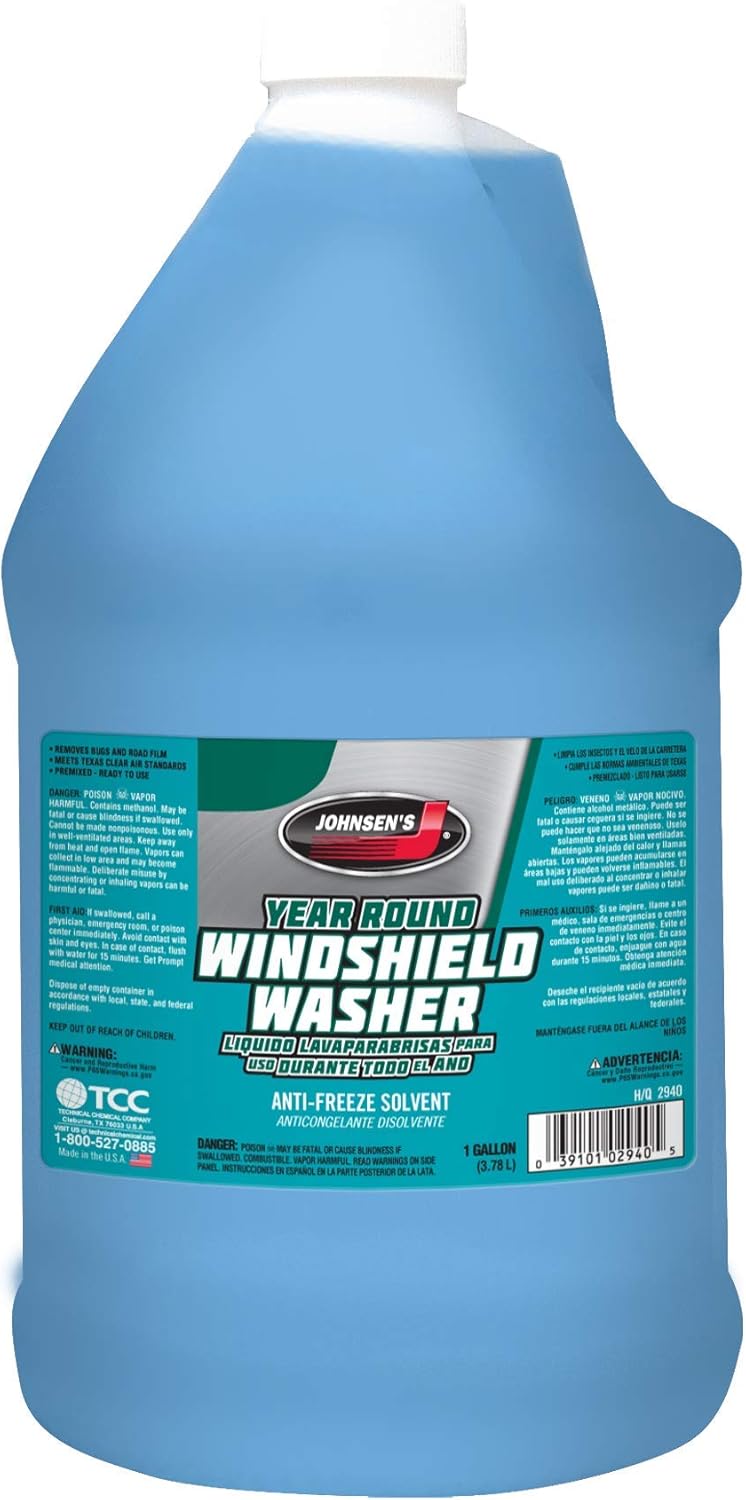 Johnsen's 2940 Windshield Washer Solvent - 1 Gallon