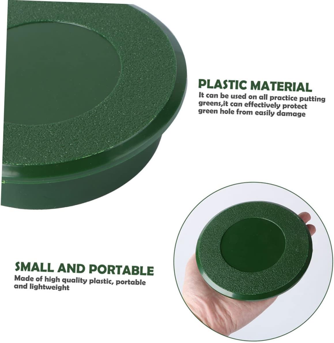 POPETPOP 2pcs Durable Golf Putting Cup -Friendly Training Aid for Indoor Practice Outdoor Use for Golf Enthusiasts Looking to Enhance Skills