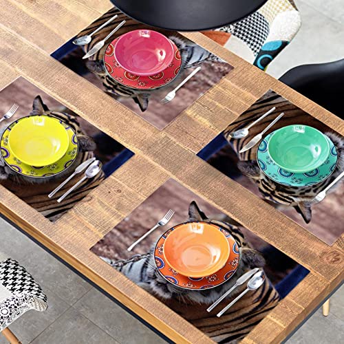 Set de table tigre asiatique pour des repas conviviaux - 8
