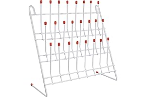 Lab Drying Rack: 24-Peg Laboratory Glassware Drying Rack for Bottles and Tubes