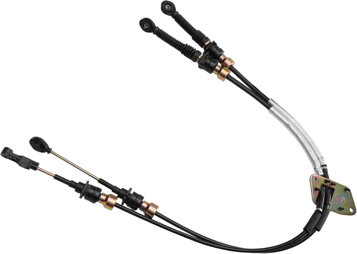 No.GK2C46500L Manual Transmission Gear Shifter Cable for Mazda 6 S/i 2003-2008 2.3L 3.0L Manual Trans Control Lever Cable Assembly M/T Gear Shift Control Cable No.GK2C-46-500L