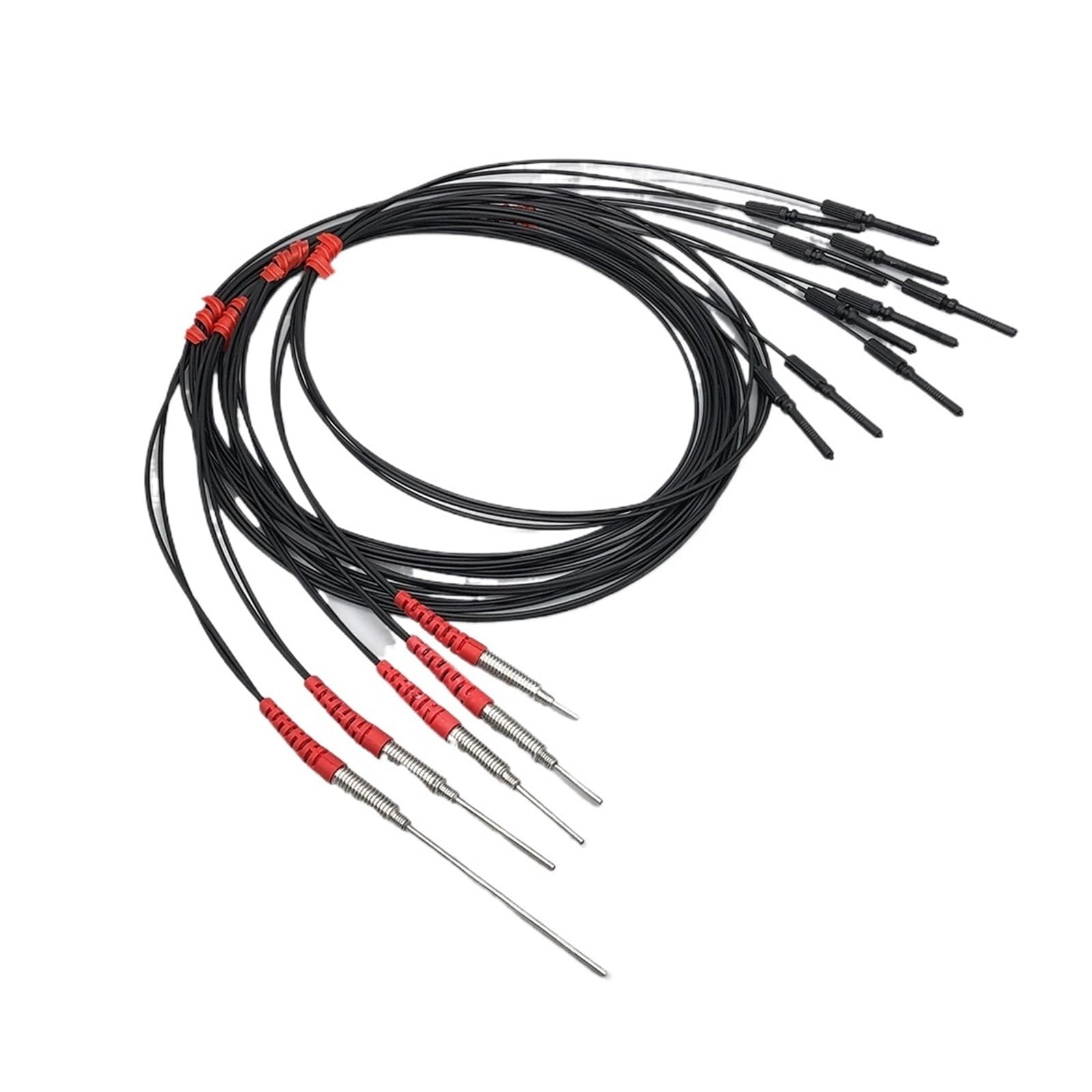 Sensor de fibra óptica M4 pasante para solucionar fallos de detección en micropiezas
