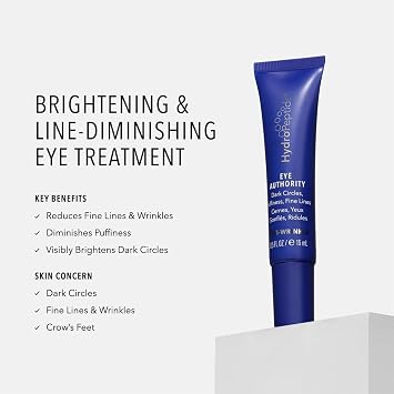 HydroPeptide Eye Authority and Collagel + Hydrogel Eye Mask, Bundle, (0.5 Ounce and 8 Count)