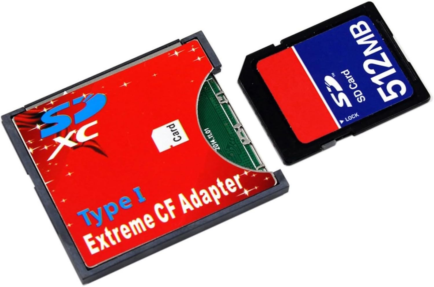 Suckoo for SD SDHC SDXC to CF Flash Card Reader Adapter