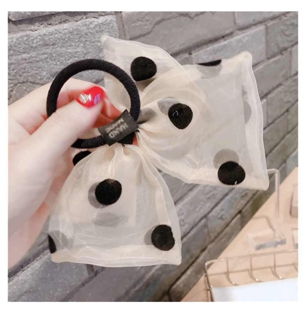 Scrunchies Haargummi 2 Stücke Haarschmuck Kopf Seil Chiffon Gaze Tuch Haar Ring Gummiband Frauen Zopfgummi Elastische