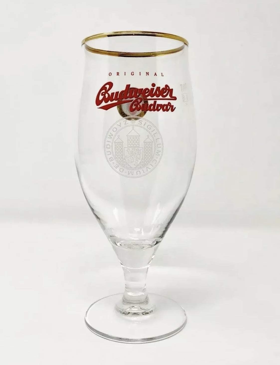 Budweiser Budvar 13oz 2/3 Pint Glass (1 Glass) from GarageBar