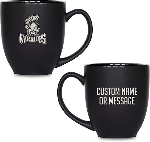 Miniatura 327 de Rico Industries NCAA Primary - Taza personalizada de 15 onzas, color negro mate, para bebidas calientes o frías Nebraska Cornhuskers
