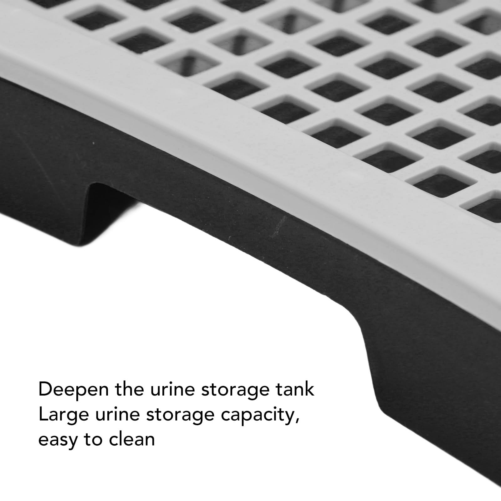 HEEPDD Pot de Toilette pour Chien avec Paroi Anti-éclaboussures Amovible pour Animal Domestique - Toilette D'entraînement en Maille pour Chien - Support Portable pour Coussinets de Pipi