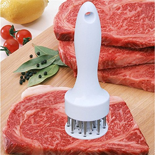 Meat Tenderizer Loose Meat White/black Stainless Steel Needle Eco-friendly 20x5cm Mincer Kitchen Helper Cooking Tools