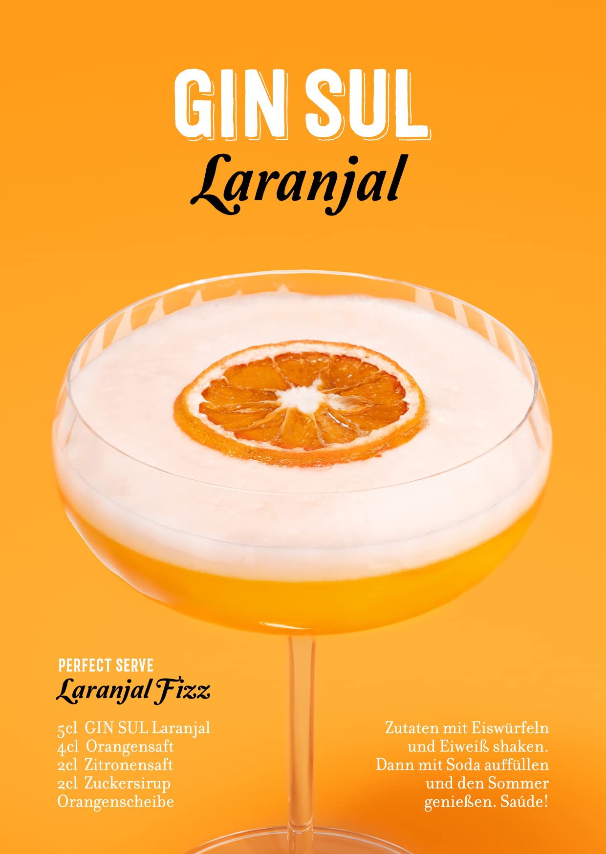 Laranjal by Gin Sul - Algarve Orange 0,5L (43% Vol.) - Limited Edition Sommer 2023