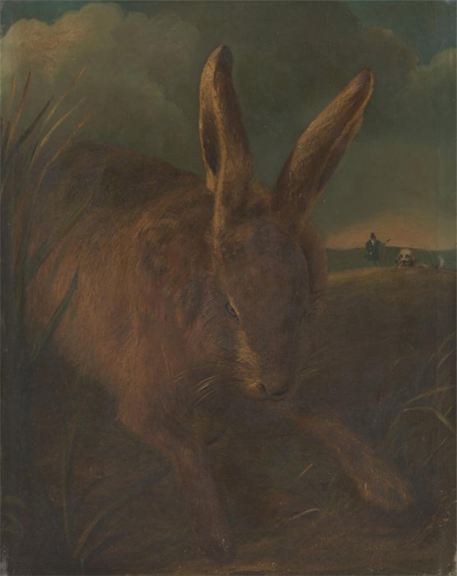 SERENDIPITP Vintage Wall Art Canvas Nordic Poster Canvas Print Picture Hare Coursing by Famous Artist Wall Art Poster for Home Decor 60x90cm