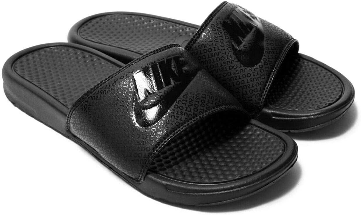 Nike Men's Benassi (Black/White, 13)