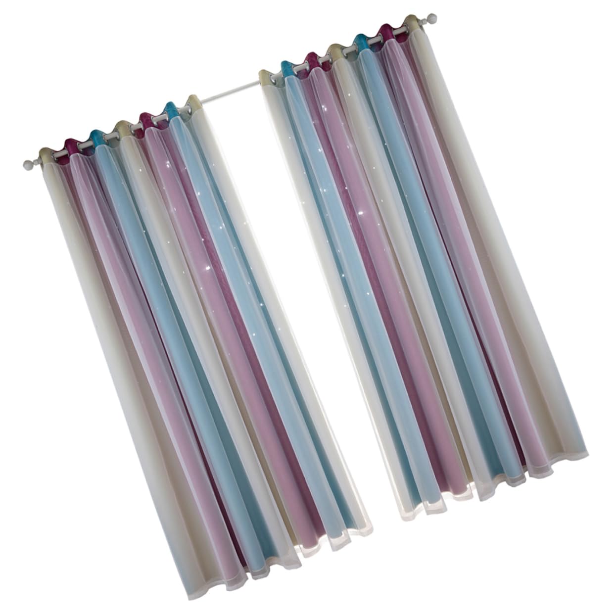 Rideaux 140x240 double couche occultants pour une ambiance cosy dans votre chambre à coucher